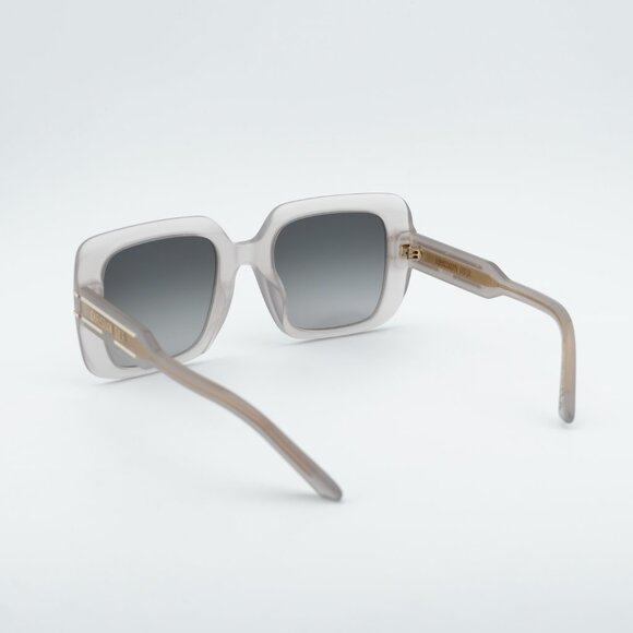 Dior DIORSIGNATURE S11I 78A1 Sunglasses Beige Square Frame, Smoke Lenses main image 9